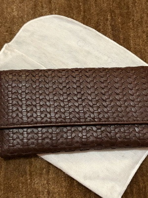 Lady Dior Woven brown wallet like new
