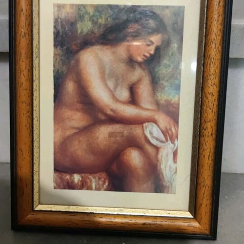 Frames with glass and new prints, set of 12 pieces