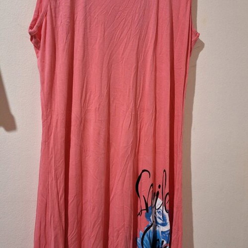 Pink Smile dress elastic new, size L