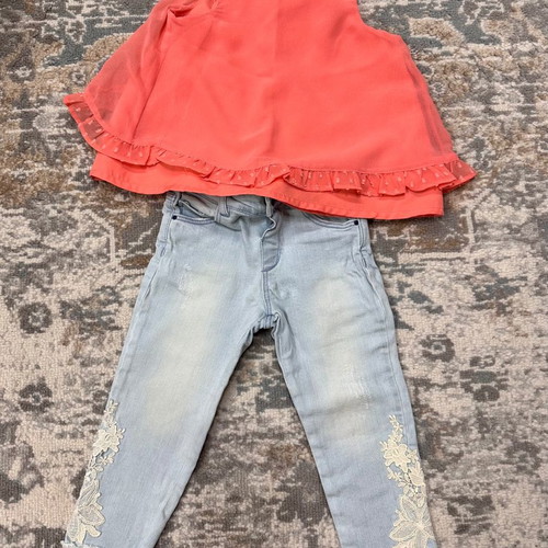 Baby clothing set 2 years like new, Orchestra top and Zara pants