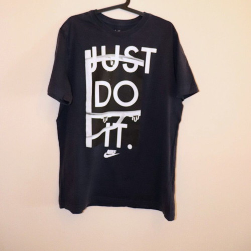Nike Just Do It men's T-shirt black size L