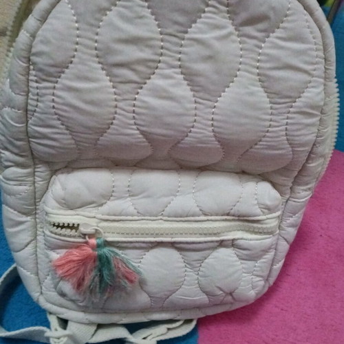 Orchestra summer backpack like new, white 27x20cm