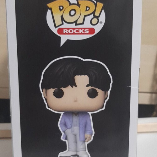 Funko Pop Rocks BTS V vinyl figure like new