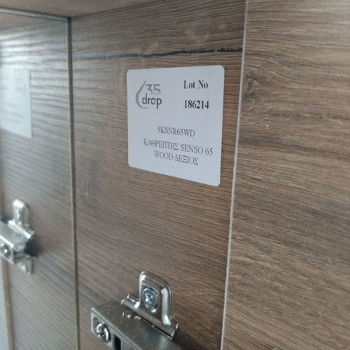 Drop Senso 65 PL Wood bathroom mirror with right cabinet new