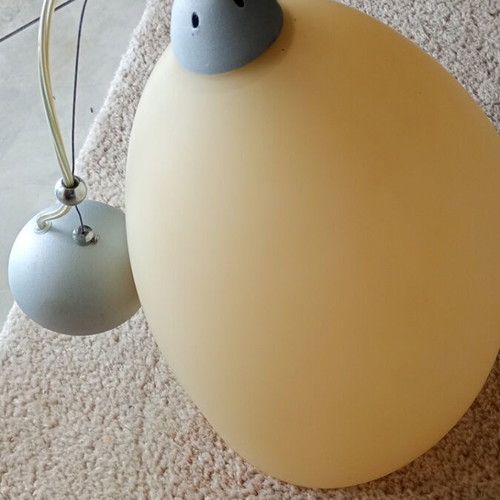 Ceiling light used, croc color, with led bulb