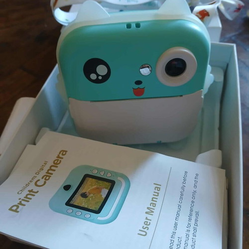 Children's isp3570lks camera with thermal print turquoise used