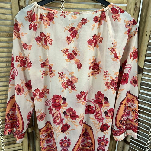 VILA Floral Paisley Blouse, size M