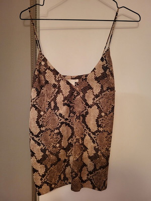 H&M Top Print Snake No 40 new, brown and beige