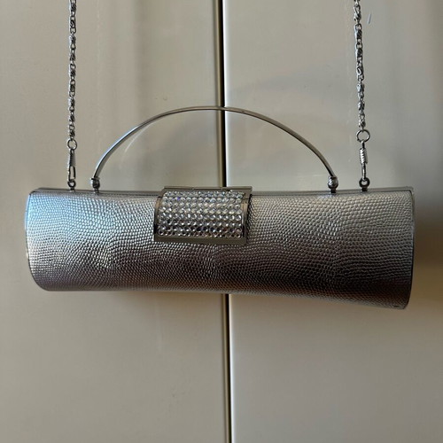 Evening bags set of four like new, black and silver
