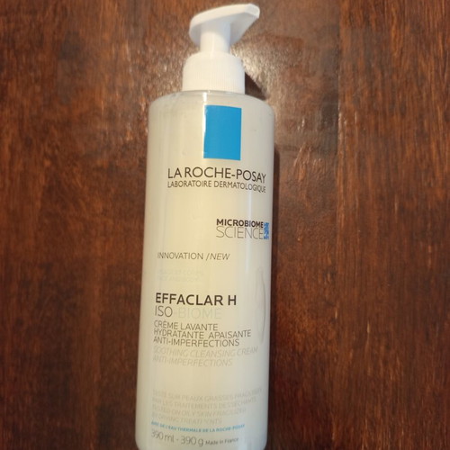 La Roche-Posay Effaclar H Iso Biome soothing cleansing cream 390ml with face cream 40ml