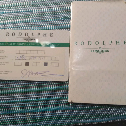 Longines Rodolphe women's watch used, gold-plated with box and card