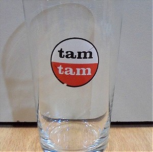 Tam Tam ελληνικό αναψυκτικό παλιό διαφημιστικό ποτήρι