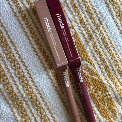 Rhode Peptide Lip Tint new, Toast and Raspberry Jelly shades