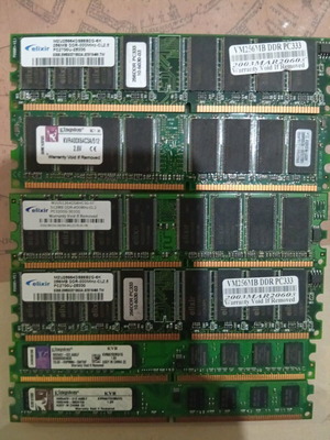 Ram DDR1 and DDR2 used