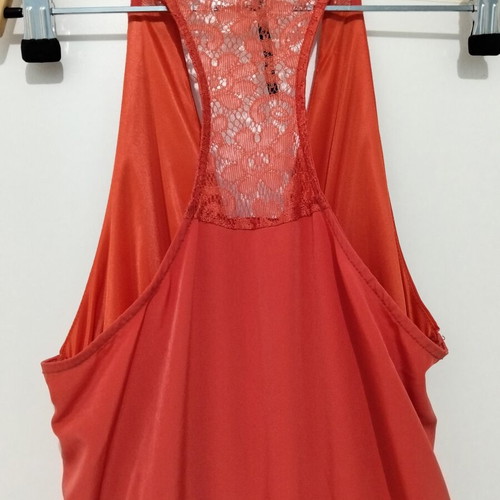 Stradivarius coral red jumpsuit size 36, unworn