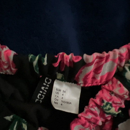 H&M Summer Strapless Dress like new, multicolor, size S