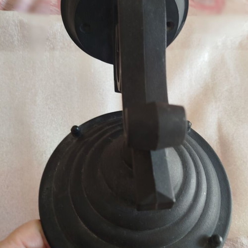 Vintage outdoor lantern lamp black used from the '90s