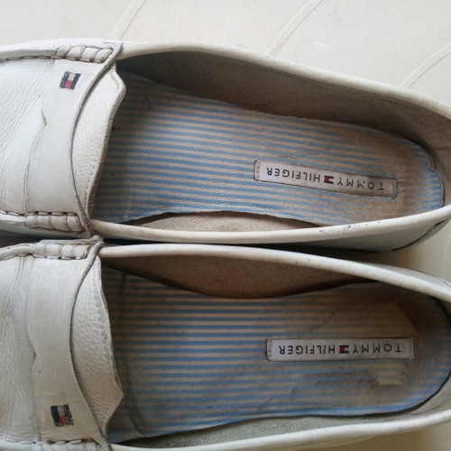 Tommy Hilfiger white shoes used, size 41