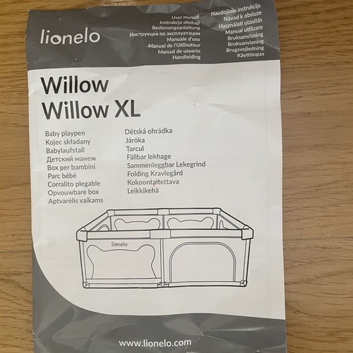 Lionelo Willow XL playpen with large play area