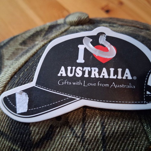 Australia baseball hat authentic souvenir new, size 53, green