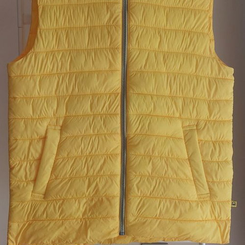 Benetton sleeveless jacket 11-12 years like new, yellow