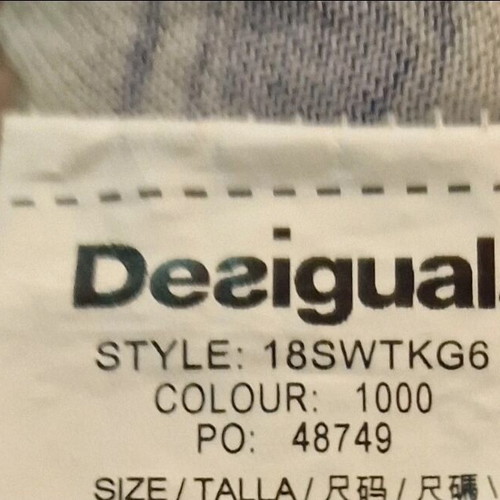 Desigual dress like new, boho chic in blue, purple and white