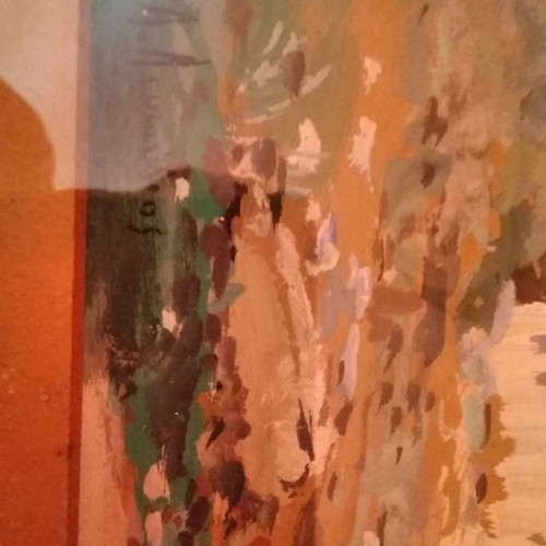 Painting authentic Apostolos Lefkadios used