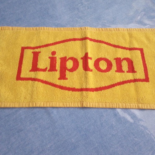 Bar Towels Set of 5 like new with Heineken, Amstel, Smirnoff, Lipton