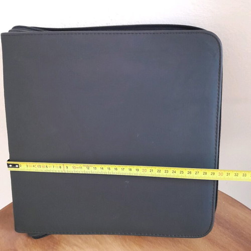 CD case used, 96 slots, leatherette
