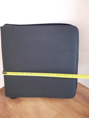 CD case used, 96 slots, leatherette