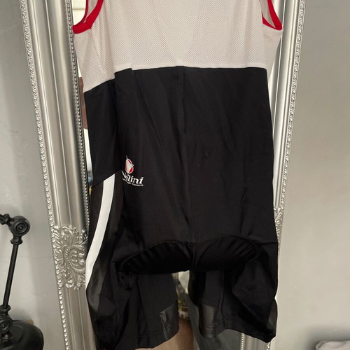 Nalini bib cycling shorts men's XL like new, black white red
