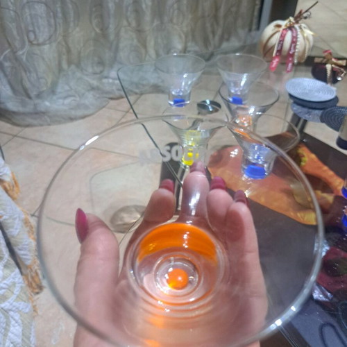 Absolut cocktail glasses set of 6 in 3 colors