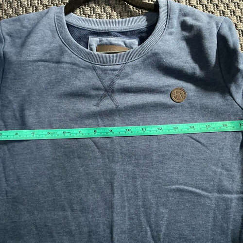 Blue sweatshirt dress with drawstring like new