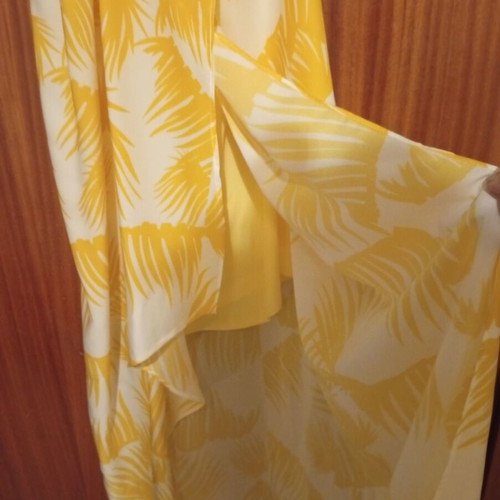 Toi&Moi dress, new, white and yellow, size S/M