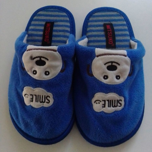 Mitsouko slippers for boys size 33 used, blue