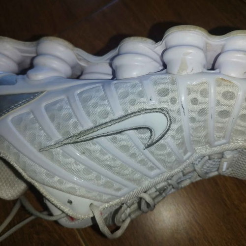 Nike sneakers size 45 like new, white and grey