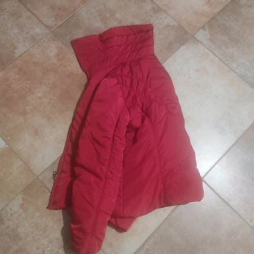Castor women's jacket large like new, red