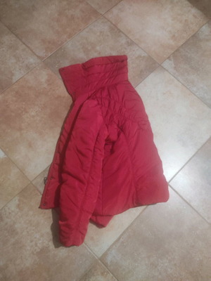 Castor women's jacket large like new, red