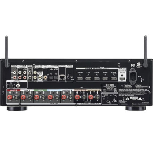 Denon AVR-X1400H IN-Command 7.2-channel home theater receiver new