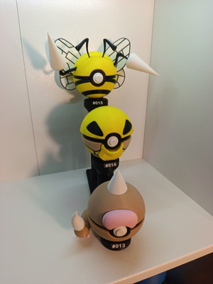 Σετ εξέλιξης Weedle #013-#015 3D printed συλλεκτικό, καινούργιο