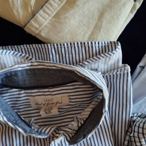 Boys' dress shirts used, pack of 8, size 146 cm