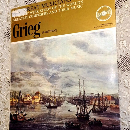 The Great Musicians No.23 Edvard Grieg Vinyl LP used, classical