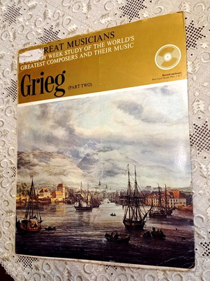 The Great Musicians No.23 Edvard Grieg Vinyl LP used, classical
