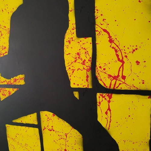Πίνακας ζωγραφικής Kill Bill καινούργιος, χειροποίητος σε καμβά