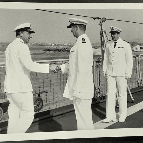 Rare Authentic 1968 Greek Navy Photographs, like new, set of 3