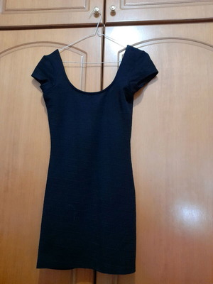 Black mini dress Bershka new size M