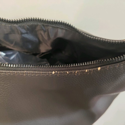 Caprisa shoulder bag new, gray with leather wear