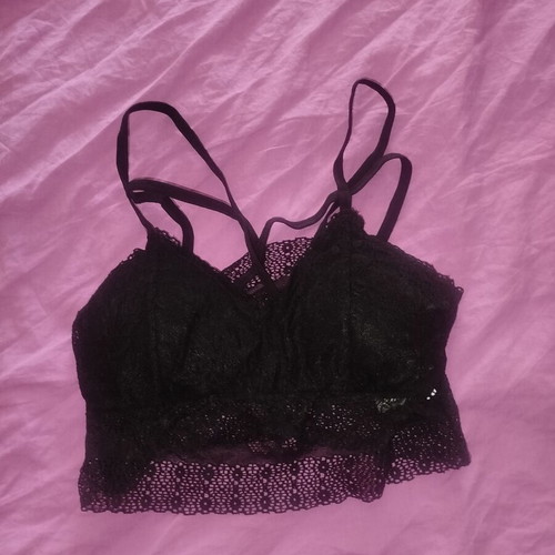 BeisDanna Lace Bralette Large new, black, strappy back