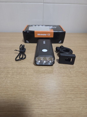 Ποδηλατικό φως Bikil 6400mAh επαναφορτιζόμενο USB C ισχυρό LED 2400 lumen