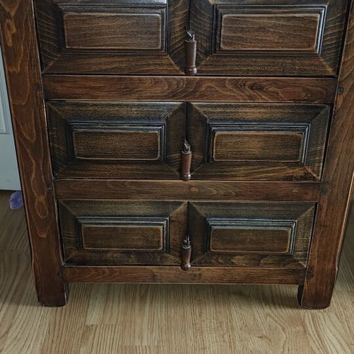 Two nightstands used, solid wood, classic design